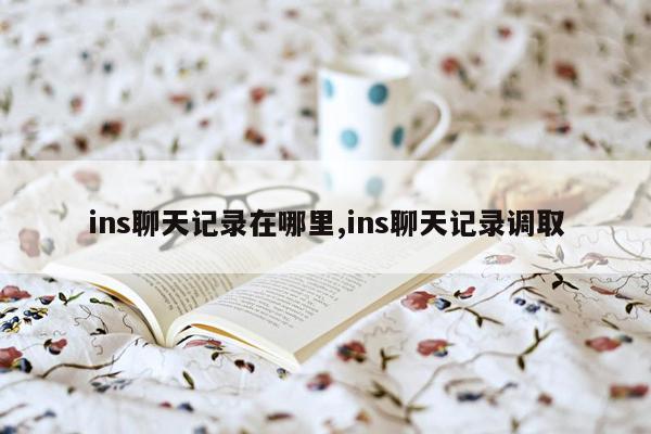 ins聊天记录在哪里,ins聊天记录调取