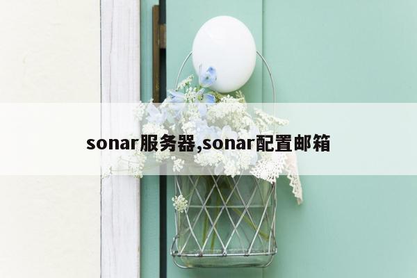 sonar服务器,sonar配置邮箱