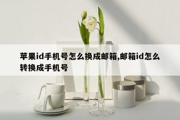 苹果id手机号怎么换成邮箱,邮箱id怎么转换成手机号