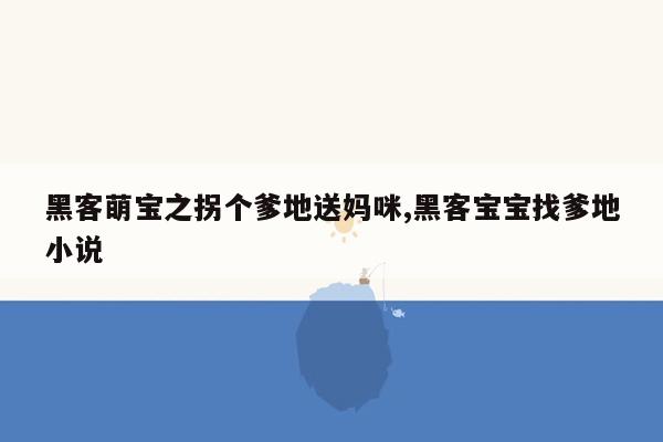 黑客萌宝之拐个爹地送妈咪,黑客宝宝找爹地小说