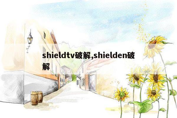 shieldtv破解,shielden破解