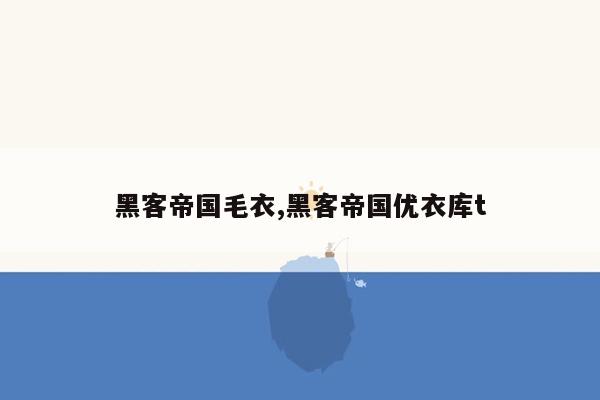 黑客帝国毛衣,黑客帝国优衣库t