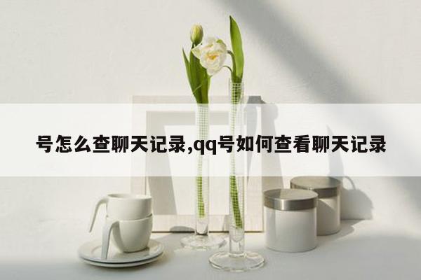 号怎么查聊天记录,qq号如何查看聊天记录