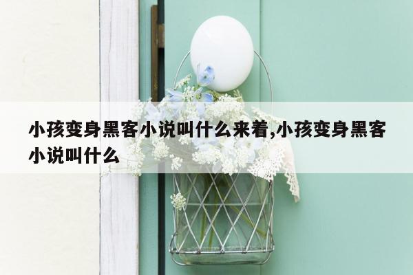 小孩变身黑客小说叫什么来着,小孩变身黑客小说叫什么