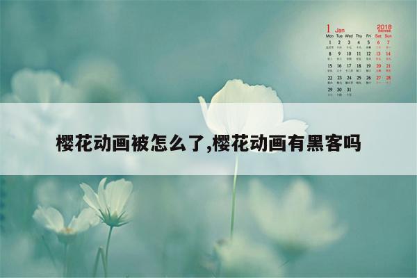 樱花动画被怎么了,樱花动画有黑客吗