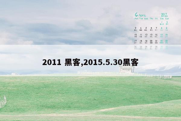 2011 黑客,2015.5.30黑客