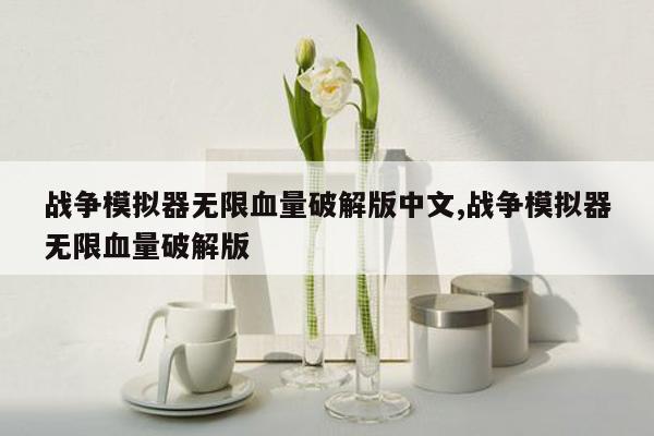 战争模拟器无限血量破解版中文,战争模拟器无限血量破解版