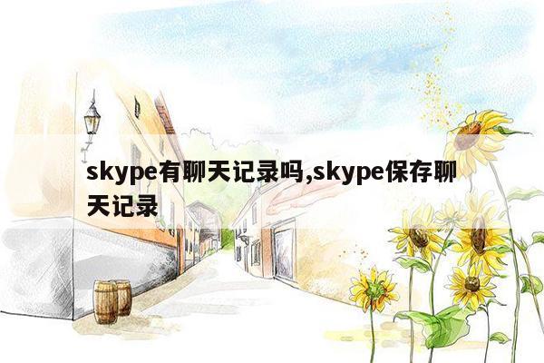 skype有聊天记录吗,skype保存聊天记录