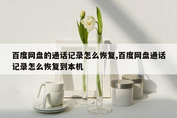 百度网盘的通话记录怎么恢复,百度网盘通话记录怎么恢复到本机