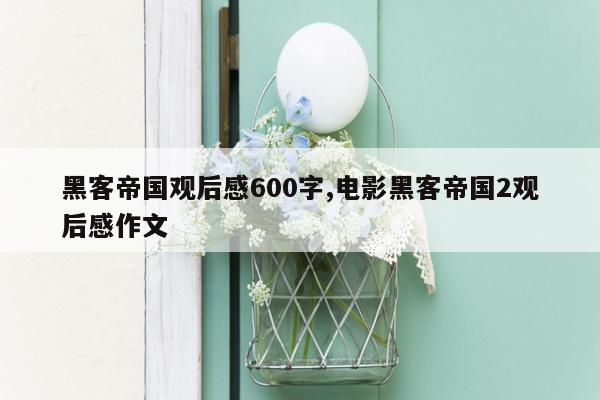 黑客帝国观后感600字,电影黑客帝国2观后感作文