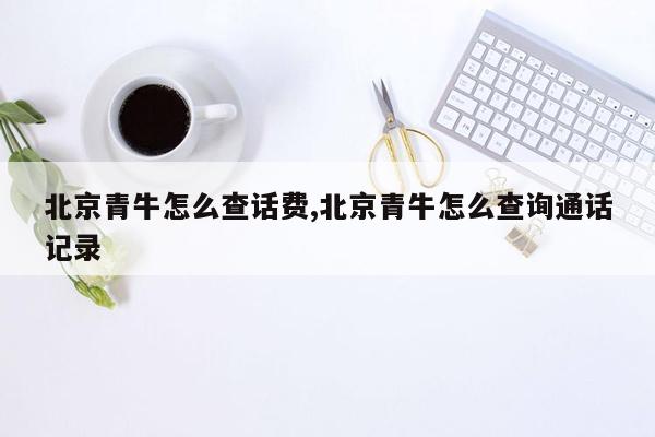 北京青牛怎么查话费,北京青牛怎么查询通话记录