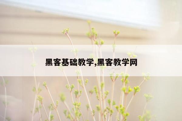 黑客基础教学,黑客教学网