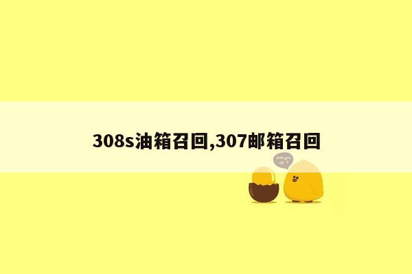 308s油箱召回,307邮箱召回